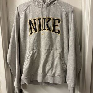 Vintage Nike Gray Hoodie for Men